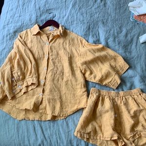 Deiji Studio linen bed set